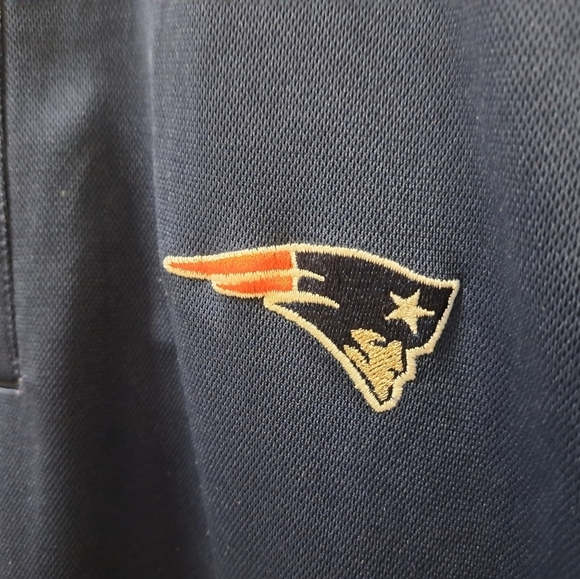 Reebok New England Patriots Men's Polo Shirt Y2K 2000s  Playdry NFL Football XL - Picture 4 of 9
